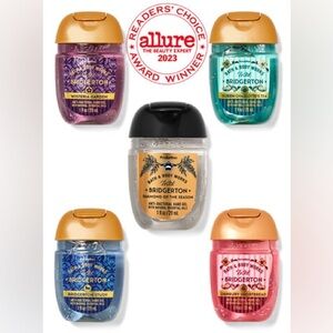 NWT Bridgerton Bath & Body Works Hand Sanitizer Set of 5